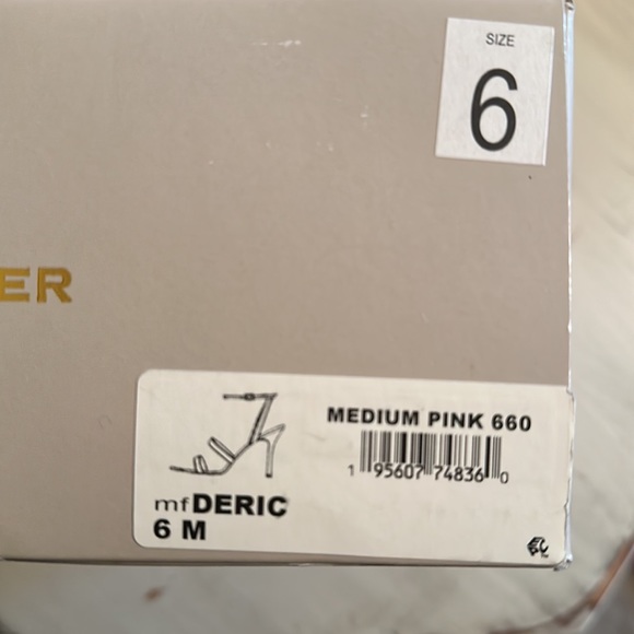 Marc Fisher Medium pink strappy heels - Picture 2 of 3